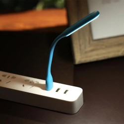 Гибкий LED USB-Светильник. Голубой